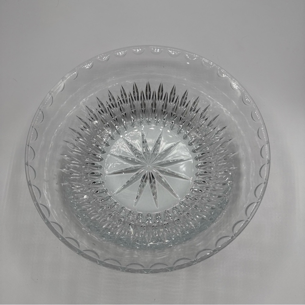 Princess House Highlights Lead Crystal Large Salad Bowl